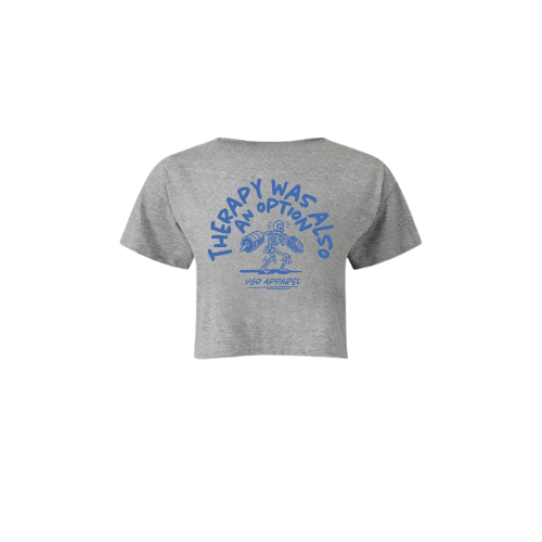 BARBELL THERAPY Cropped Tee