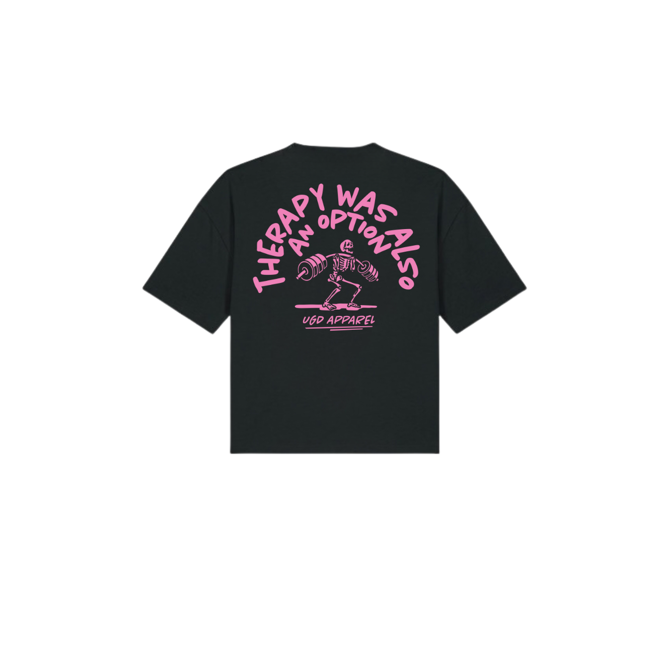 BARBELL THERAPY Oversized Boxy Fit Womens Tee