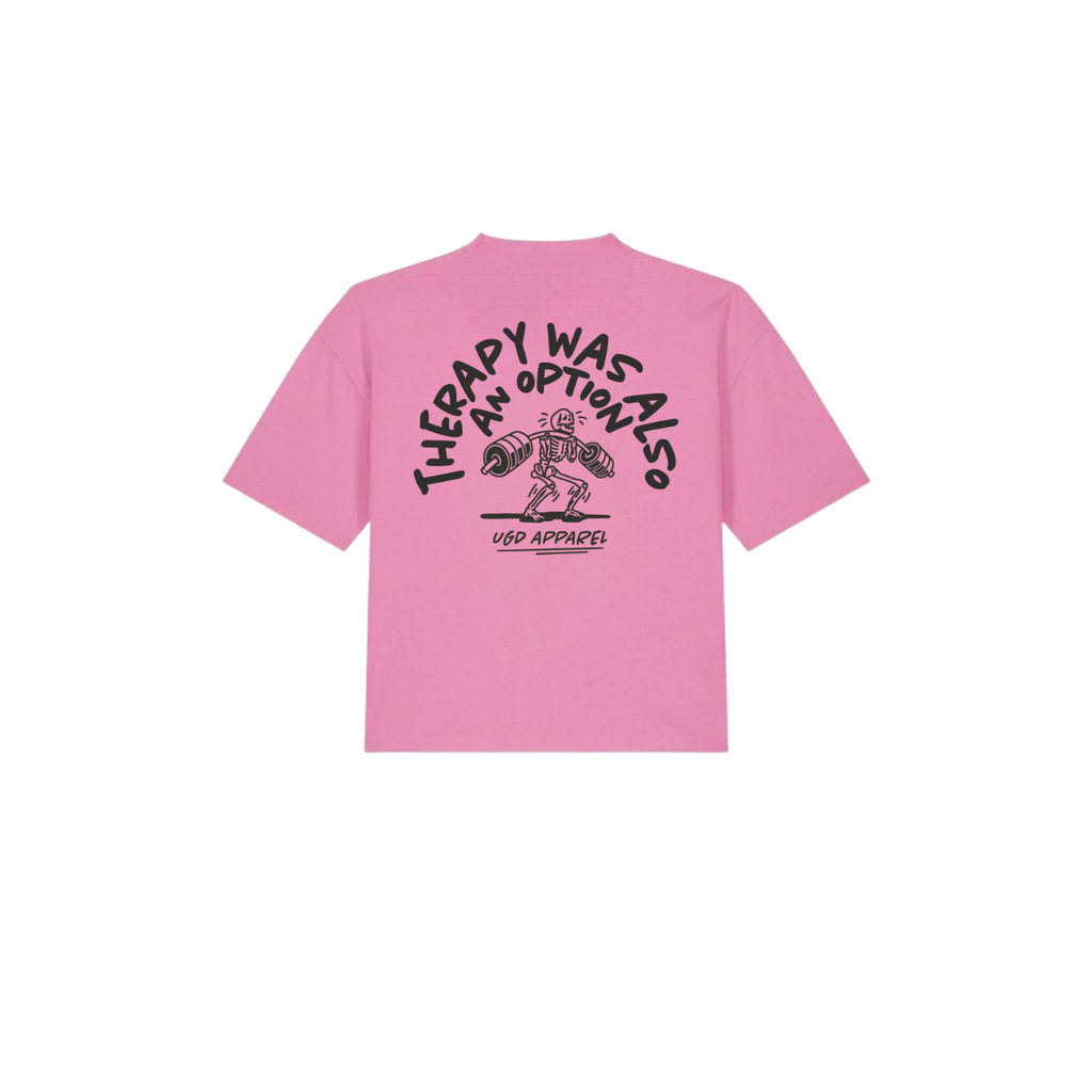 BARBELL THERAPY Oversized Boxy Fit Womens Tee