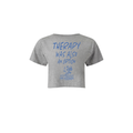 RUNNING THERAPY Women’s Cropped Tee