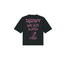 Load image into Gallery viewer, RUNNING THERAPY Oversized Boxy Fit Womens Tee
