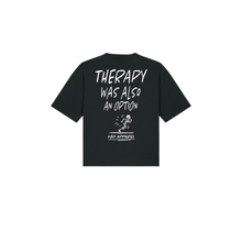 Load image into Gallery viewer, RUNNING THERAPY Oversized Boxy Fit Womens Tee
