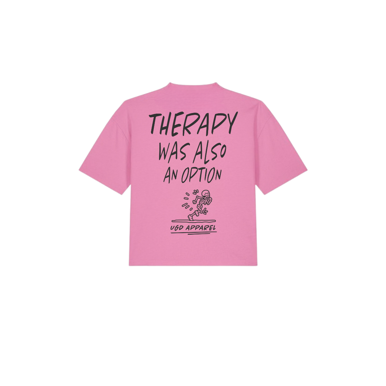 RUNNING THERAPY Oversized Boxy Fit Womens Tee
