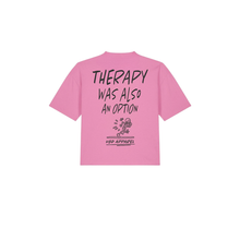 Load image into Gallery viewer, RUNNING THERAPY Oversized Boxy Fit Womens Tee
