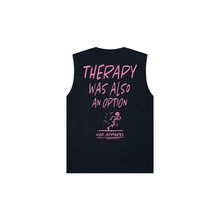 Load image into Gallery viewer, RUNNING THERAPY Mens Sleeveless Tee
