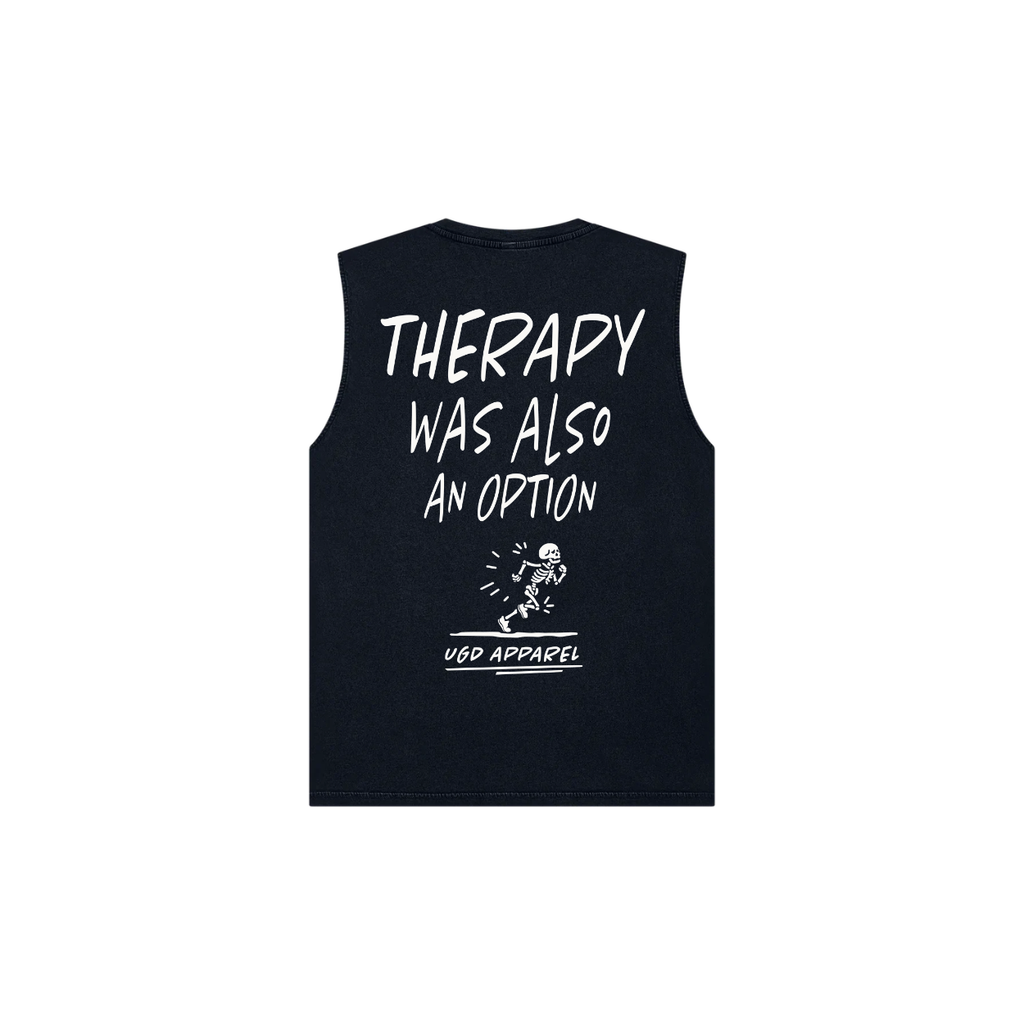 RUNNING THERAPY Mens Sleeveless Tee
