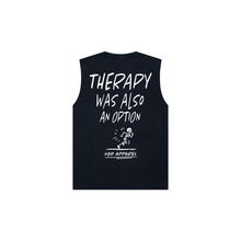 Load image into Gallery viewer, RUNNING THERAPY Mens Sleeveless Tee
