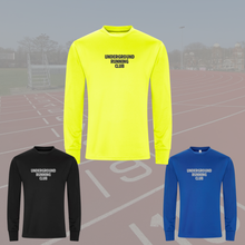 Load image into Gallery viewer, UGD “ RUNNING CLUB “ unisex long sleeve active performance tee in 3 colours
