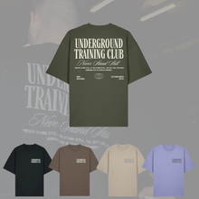 Load image into Gallery viewer, UGD 'UNDERGROUND TRAINING CLUB' Blaster Unisex Oversized Tee in 5 colours
