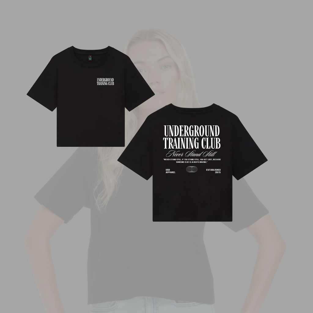 UGD 'UNDERGROUND TRAINING CLUB' Ladies boxy fit tee