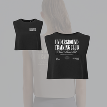 Load image into Gallery viewer, UGD &#39;UNDERGROUND TRAINING CLUB&#39; Ladies boxy fit crop tank in 3 colours
